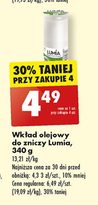 Wkład olejowy do zniczy 340 g 120 h Lumia promocja w Biedronka