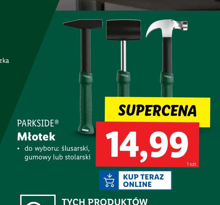 Młotek ślusarski Parkside promocja