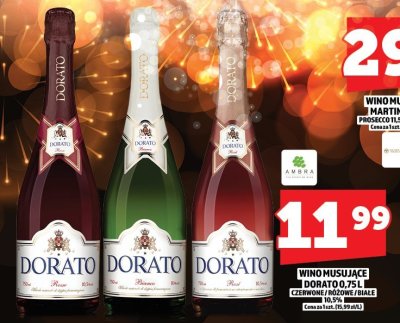 Wino musujące Dorato 0.75L promocja w TOPAZ