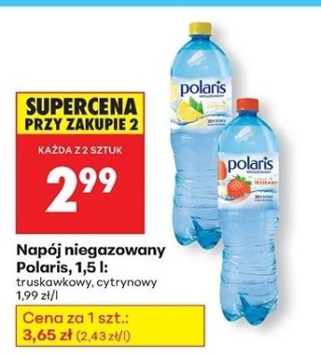 Napój niegazowany truskawkowy promocja w Biedronka