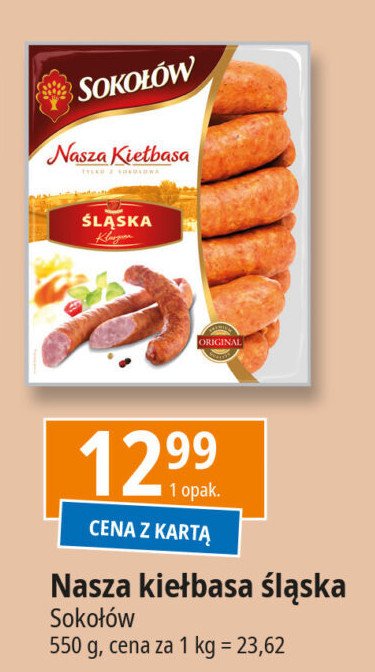 Nasza kiełbasa śląska Sokołów promocja