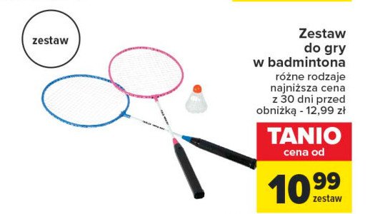 Zestaw do badmintona promocja w Carrefour