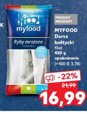 Dorsz ba艂tycki - filety b/s Myfood promocja