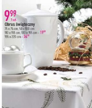 Obrus 艣wi膮teczny 130 x 155 cm promocja