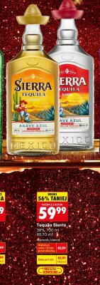 Tequila Sierra 38%, 700 ml promocja w Biedronka