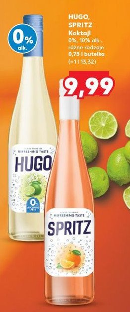 Wino Hugo 0% promocja w Kaufland