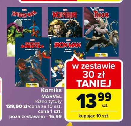 Komiks wolverine kontra sabretooth promocja
