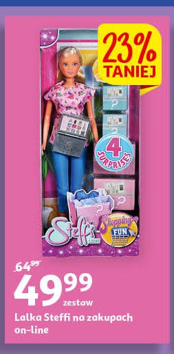 Lalka na zakupach online Steffi (zabawki) promocja
