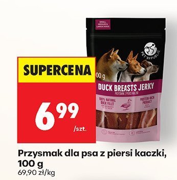 Przysmak dla psa z piersi kaczki promocja w Biedronka