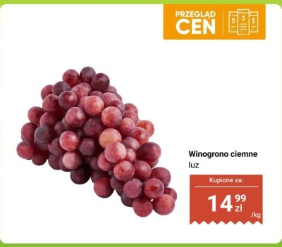 Winogrono ciemne luz promocja w Dino