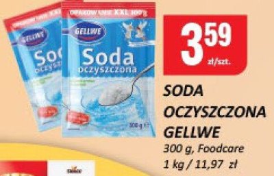 Soda oczyszczona Gellwe Foodcare promocja w Chorten