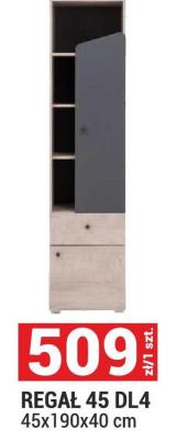 Regał 45 DL4 promocja w Merkury Market