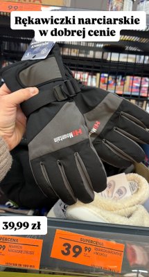 Rękawiczki narciarskie  promocja w Biedronka