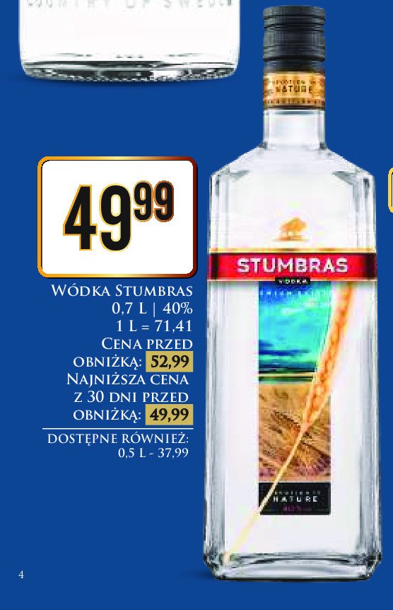 Wódka Stumbras centenary promocja w Dino