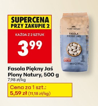 Fasola Piękny Jaś Plony Natury promocja w Biedronka