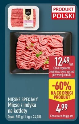 Mięso z indyka na kotlety MIĘSNE SPECJAŁY promocja w Aldi