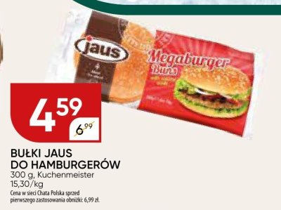 Bu艂ki do hamburger贸w z burakiem Dakri promocja w Chata Polska
