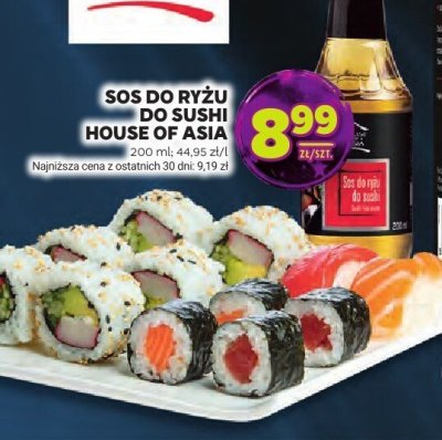 Sos do ryżu do sushi House of Asia promocja w Stokrotka