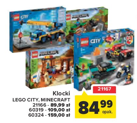Klocki 21167 Lego minecraft promocja