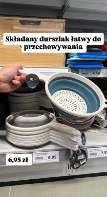 Durszlak składany 23 cm, różne kolory promocja w Action