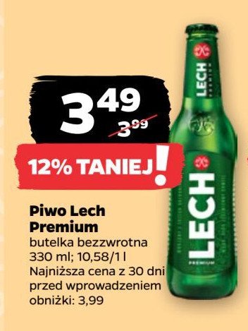 Piwo Lech Premium promocja w Netto