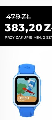 Smartwatch zegarek dziecięcy Vibe 4G niebieski ZG-019058 promocja w Briju