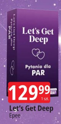 Gra Let's Get Deep Pytania dla PAR promocja w Leclerc