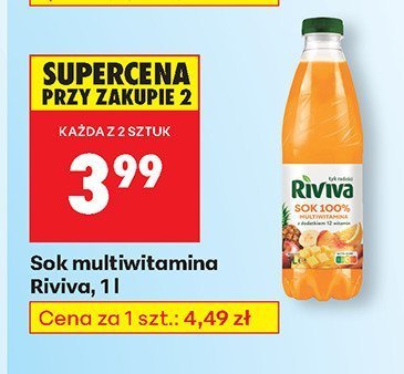 Sok multiwitamina 1 l promocja w Biedronka