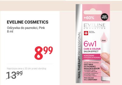 Odżywka do paznokci EVELINE COSMETICS Pink 8 ml promocja w Rossmann