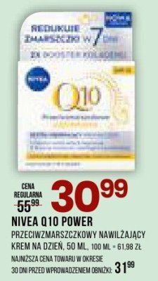 Krem Nivea Q10 Power promocja w Drogerie Natura