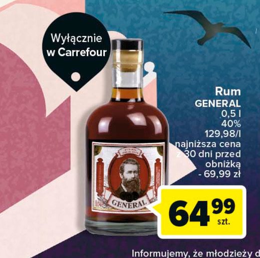 Rum GENERAL promocja