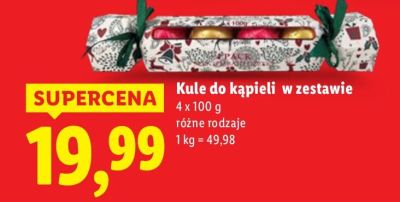 Kule do kąpieli w zestawie 4 szt. promocja w Lidl