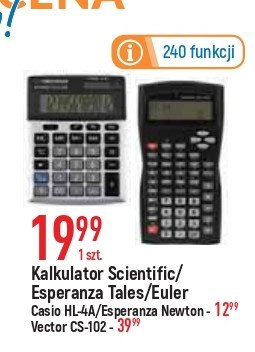 Kalkulator kav cs-10211 VECTOR promocja
