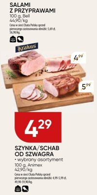 Szynka/schab od szwagra wybrany asortyment Animex promocja w Chata Polska