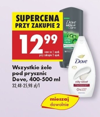 Żel pod prysznic extra fresh Dove men+care promocja
