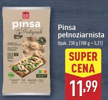 Pinsa integrate BELLA ITALIA promocja w Aldi