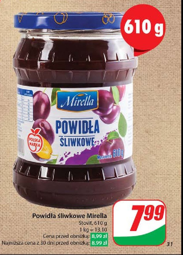 Powid艂a 艣liwkowe Mirella promocja