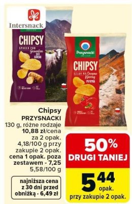 Chipsy Przysnacki promocja w Carrefour Market