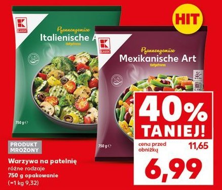 Warzywa na patelnię meksykańskie K-classic promocja