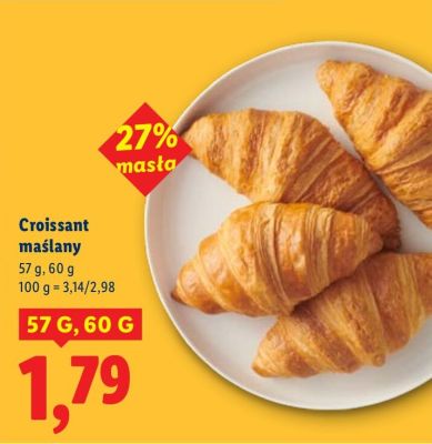 Croissant maślany promocja w Lidl
