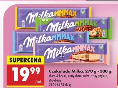 Czekolada choco & biscuit Milka mmmax promocja
