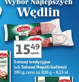 Salami tradizionale GALBANI GALBANETTO promocja