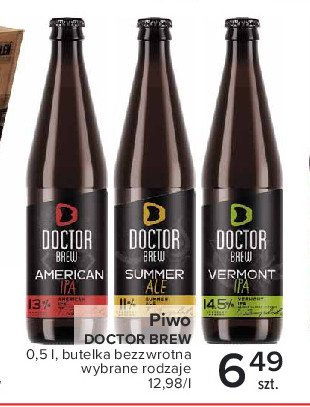 Piwo Doctor brew summer ale promocja