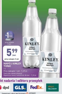 Napój Kinley Tonic Water promocja w Stokrotka