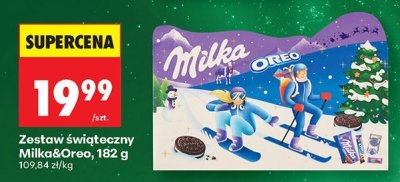 Zestaw świąteczny Milka & Oreo promocja w Biedronka
