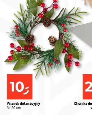 Wianek dekoracyjny śr. 20 cm promocja w Dealz