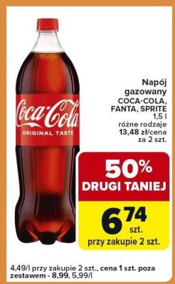 Cola promocja w Carrefour Express