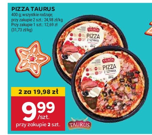 Pizza z szynką Taurus promocja