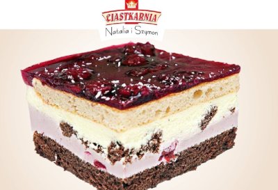 Ciasto Pijanica Ciastkarnia Natalia i Szymon promocja w TOPAZ