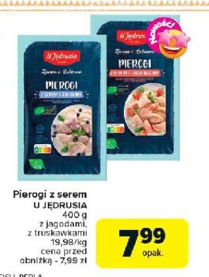 Pierogi serowo-jagodowe U jędrusia promocja